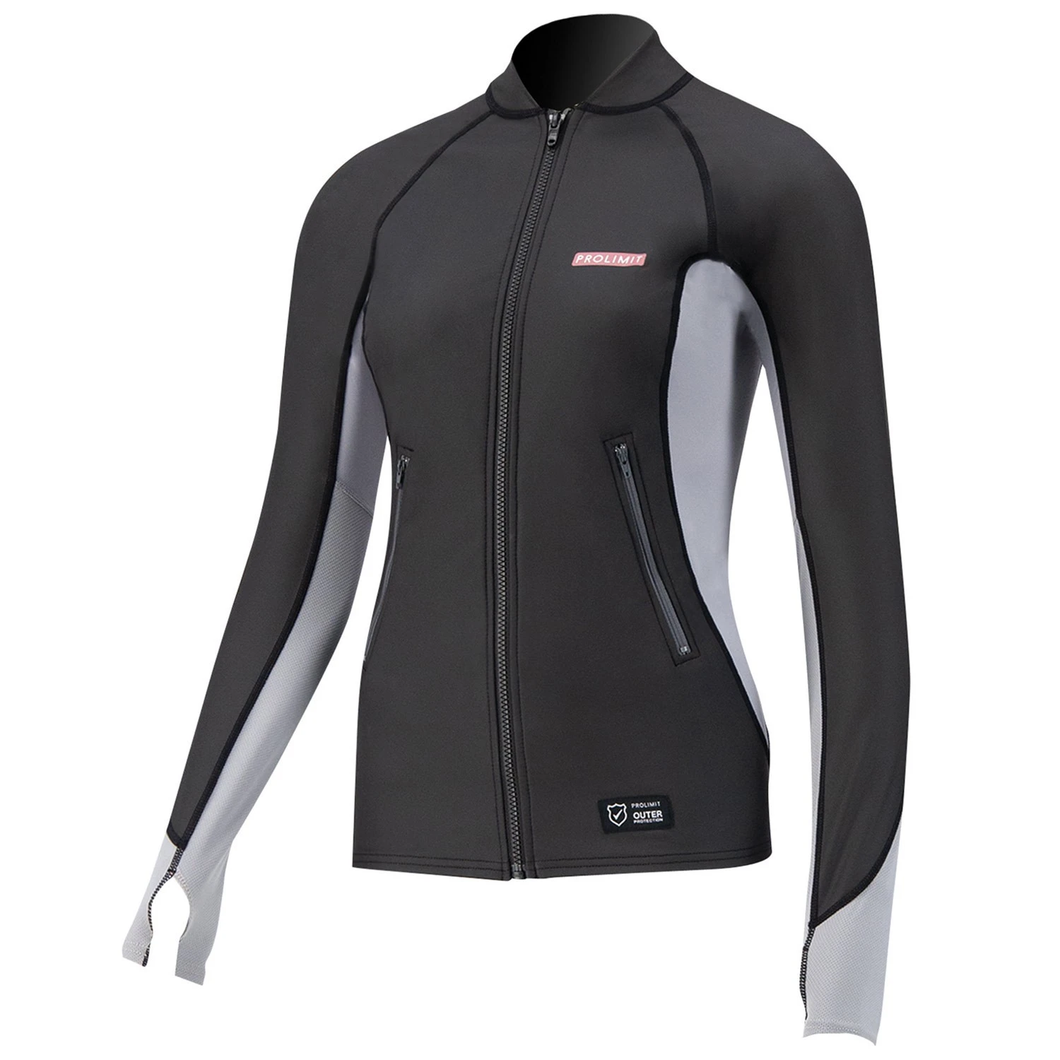 PROLIMIT SUP WMNS TOP LOOSEFIT SPLASH 1.5mm Black/Light Grey - 34/XS Black/Light Grey 9 PROLIMIT SUP WMNS TOP LOOSEFIT SPLASH 1.5mm Black/Light Grey - 34/XS Black/Light Grey – Bild 7