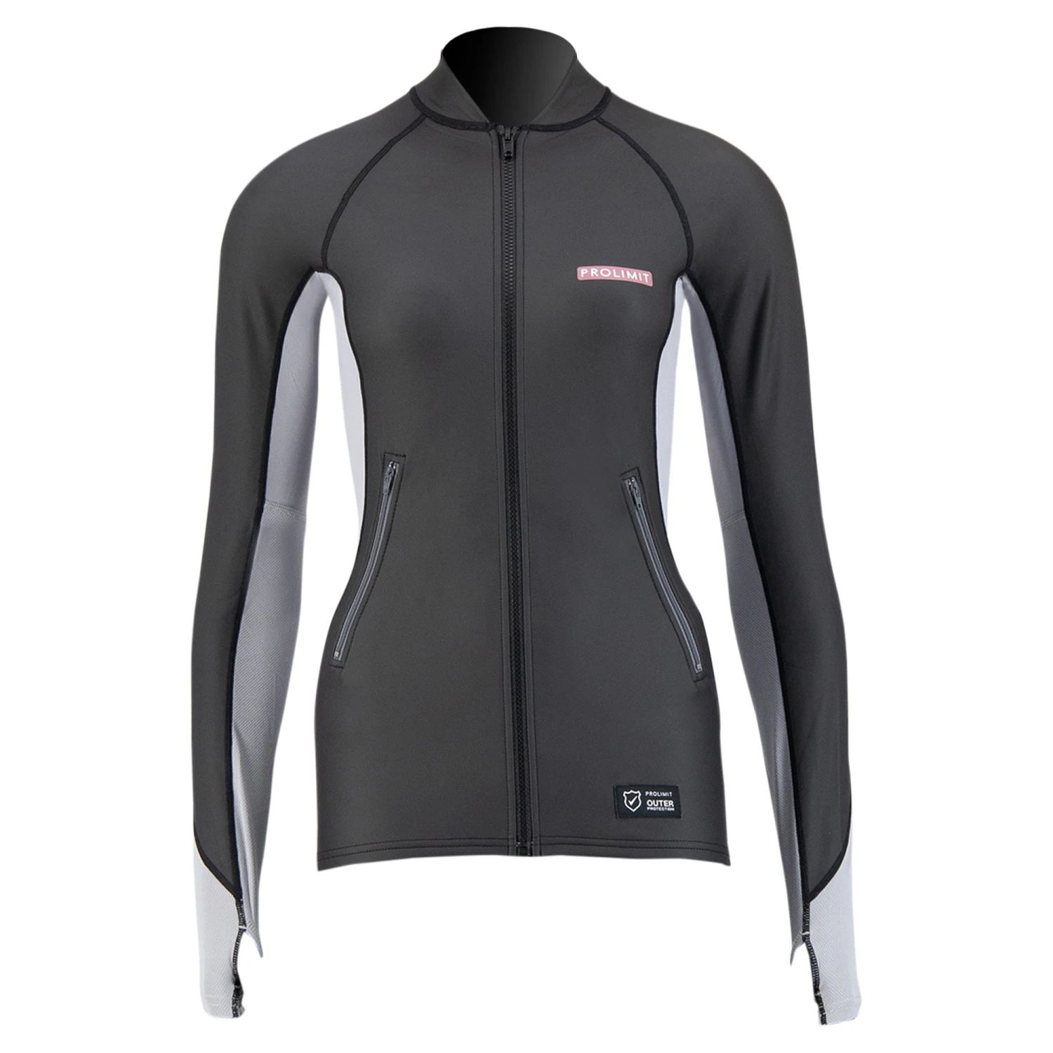 PROLIMIT SUP WMNS TOP LOOSEFIT SPLASH 1.5mm Black/Light Grey - 34/XS Black/Light Grey 3 PROLIMIT SUP WMNS TOP LOOSEFIT SPLASH 1.5mm Black/Light Grey - 34/XS Black/Light Grey