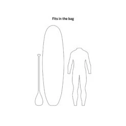 PROLIMIT SUP Boardbag DAY Grey/black/orange - 10'0"x33" -Board Frei Verkäufe 404.03201.000 3