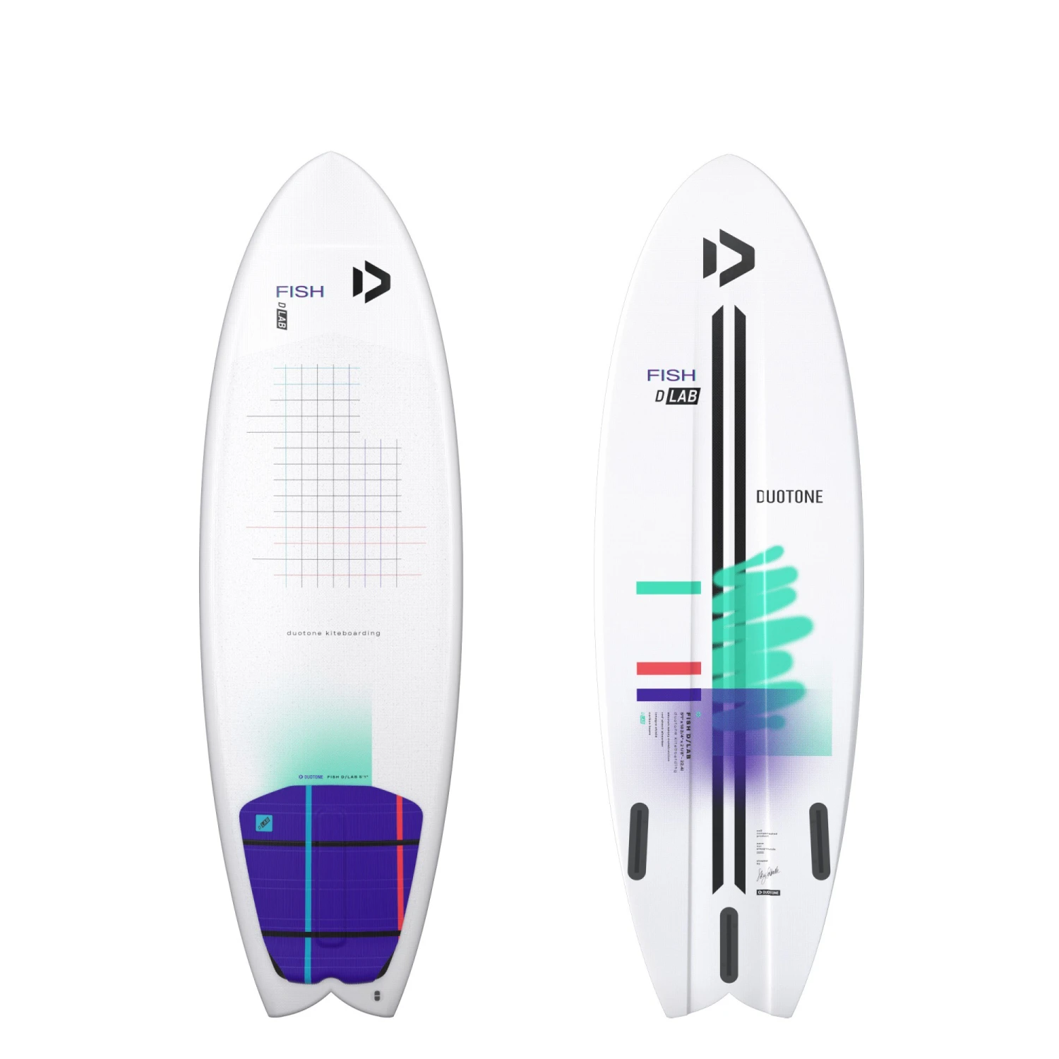 Duotone Kite Board Fish D/LAB - Surfboards 2024 - 5'1" 3 Duotone Kite Board Fish D/LAB - Surfboards 2024 - 5'1"