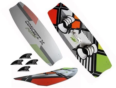 Concept X Ruler II Pro Series Kiteboard Incl. Boardset - 155x45 3 Concept X Ruler II Pro Series Kiteboard Incl. Boardset - 155x45