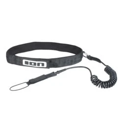 ION Wing/SUP Leash Core Coiled Hip - Black 10'