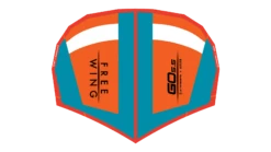 Starboard Foil Wing FREEWING GO WINDOW Orange And Teal 2023 - 4,5 Orange And Teal