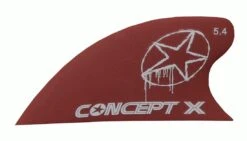 Concept X Kitefins G10 Curve Finne - Grün -Board Frei Verkäufe kitefin 54 g10 red