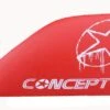 Concept X Kitefins High Class / HC Finne - 4 Cm Grün -Board Frei Verkäufe kitefin red hc205cm